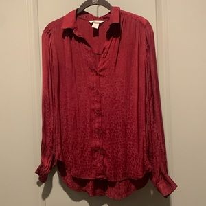 Size 2 Bordeaux color top